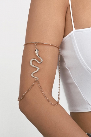 one pc rhinestone metal snake arm chain(length:15cm)