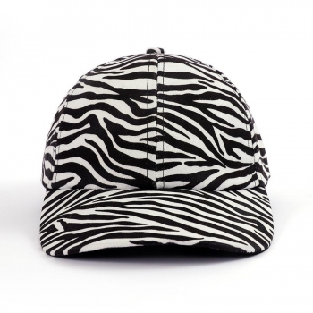 one pc new stylish zebra printing shade baseball cap(58-60cm)