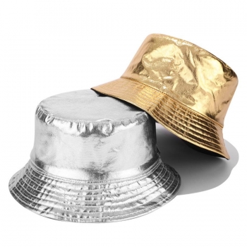 one pc holographic foldable double-sided wear bucket hat 56-58cm