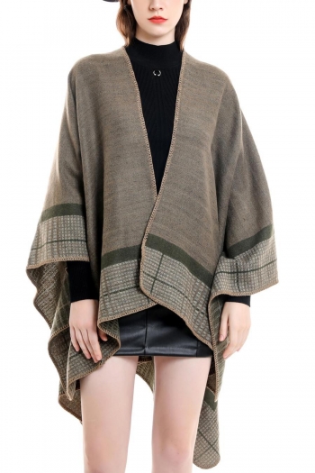 one pc 4 colors lattice knitted stylish warm shawl 135*156cm