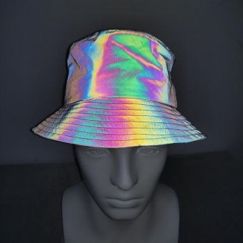 one pc rainbow reflective buckle hat 58cm