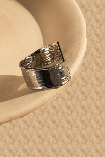 one pc stainless steel wrinkle adjustable ring(length:1cm)#1#