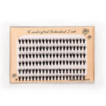 six rows synthetic 20d false eyelashes(length:8mm)