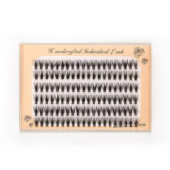 six rows synthetic 20d false eyelashes(length:10mm)