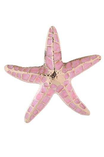one pc stylish new 3 colors dripping oil starfish shape brooch(length:5.5cm)