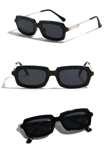 one pc stylish new 4 colors small square frame metal glasses leg sunglasses