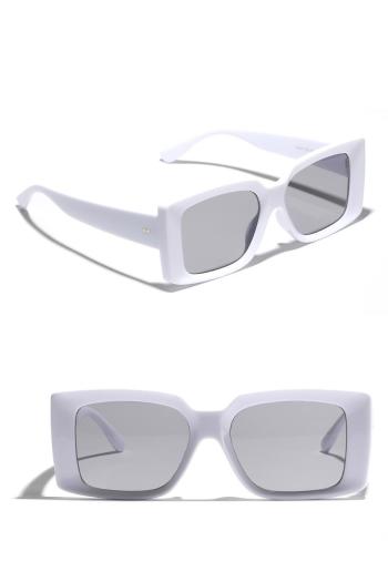 one pc stylish new 4 colors small square plastic frame uv protection sunglasses