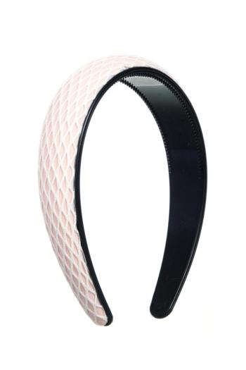 one pc stylish new macaron color fishnet hair hoop(width:3cm)