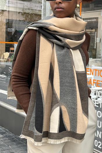 one pc stylish new 5 colors contrast color cashmere warm scarf 65*185cm
