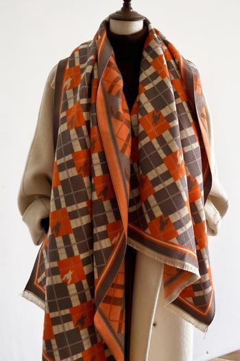 one pc stylish new 4colors lattice imitation cashmere warm scarf 65*185cm