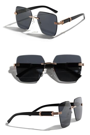 one pc stylish new 5 colors frameless square shape uv protection sunglasses