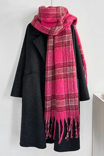 one pc stylish new 5 colors multicolor lattice pattern warm scarf 47*230cm