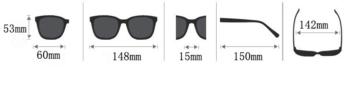 One pc stylish new 5 colors metal square big frame polarized sunglasses