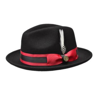 one pc stylish new 3 colors feather bow decor top hat 56-60cm