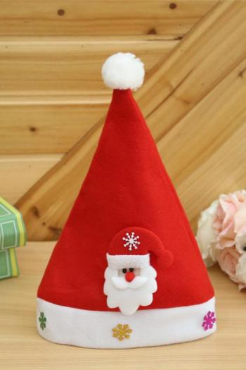 one pc stylish new resin santa claus decor christmas hat 28*41cm