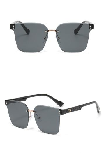 one pc stylish new 6 colors frameless uv protection big sunglasses
