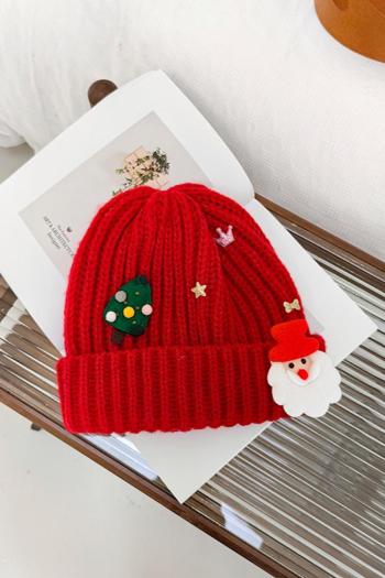 one pc stylish new christmas santa claus decor knitted beanie 56-58cm