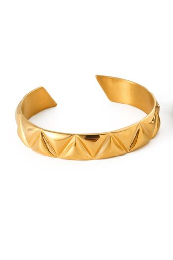 one pc new stylish stainless triangle open design bracelet(width:1.2cm)