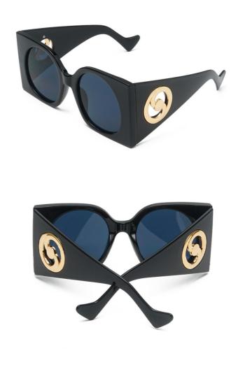 one pc stylish new 7 colors uv protection big plastic frame sunglasses