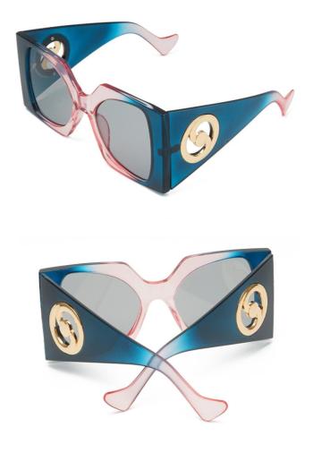 one pc stylish new 7 colors uv protection big square plastic frame sunglasses