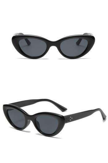 one pc stylish new 5 colors small cat eye plastic frame uv protection sunglasses
