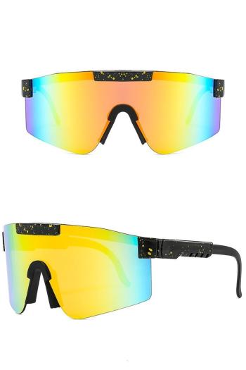 one pc stylish new dot pattern plastic half-frame outdoor sunglasses