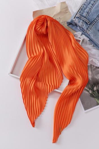 one pc stylish new 21 colors pleated solid color scarf 70*70cm