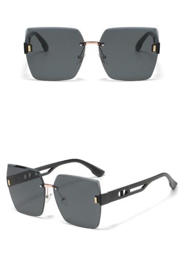 one pc stylish new 6 colors uv protection big frameless sunglasses