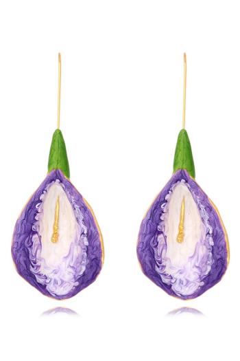 one pair stylish tulip flower earrings