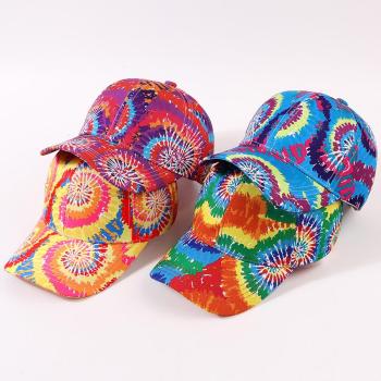 one pc stylish new 5 colors fireworks batch printing baseball cap 54-59cm