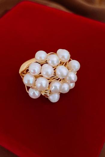 one pc stylish wrapped pearl ring