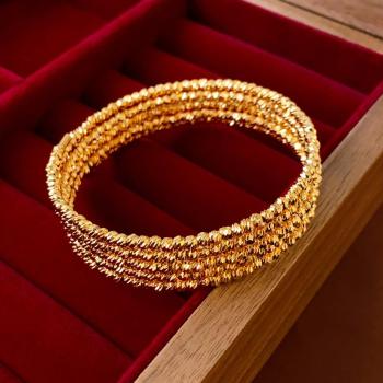 one pc stylish gold multilayer bracelet