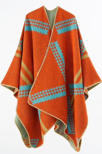 one pc new 5 colors orange knitted stylish warm shawl 135*155cm