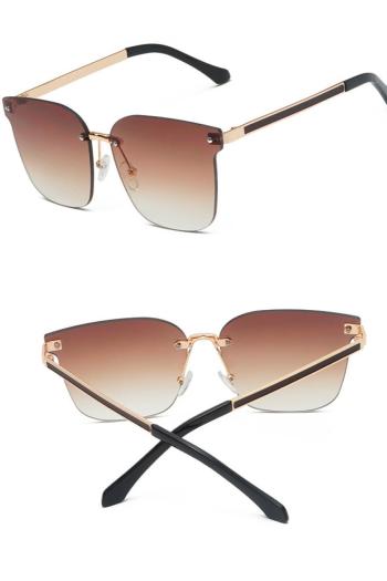 one pc new stylish 5 colors frameless uv protection sunglasses