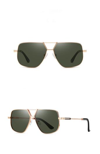 one pc fashion sunshade driving square metal frame  polarized sunglasses