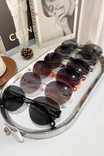one pc stylish new 6 colors frameless uv protection travel sunglasses