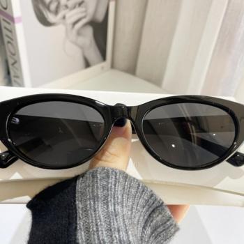 one pc stylish new 6 colors small cat eye frame uv protection sunglasses