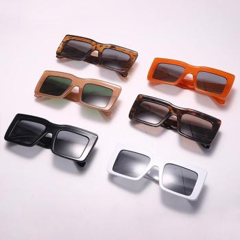 one pc new stylish 6 colors square frame uv protection sunglasses