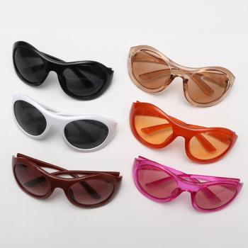 one pc stylish new 6 colors big pc frame uv protection riding sunglasses