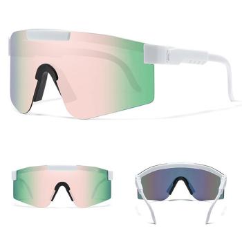 one pc stylish new windproof coating outdoor riding sunglasses#3