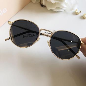 one pc new personality  round frame outdoor polarized sunglasses
