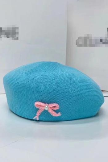 one pc stylish new 7 colors bow decor beret 56-58cm
