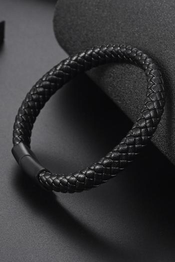 one pc retro new titanium steel weave bracelet(length:21cm)