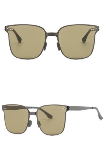 stylish new 4 colors square metal frame uv protection sunglasses
