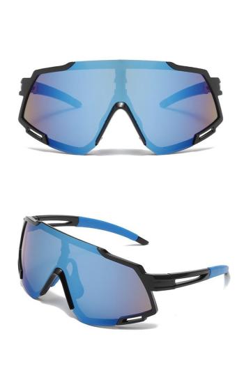 one pc stylish new contrast color pc frame outdoor cycling sunglasses