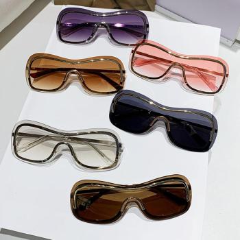 one pc stylish new 6 colors metal stroke uv protection sunglasses