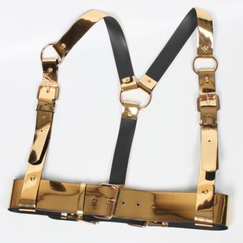 one pc stylish new glossy pu suspender girdle(waist:70-82cm)