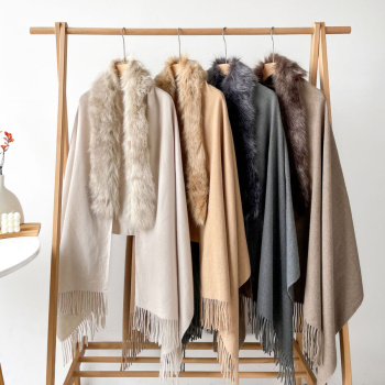 one pc classic style 4-color imitation cashmere fuzzy warm shawl scarf 200*60 cm