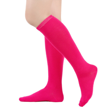 one pair new stylish solid color stretch calf socks(length:46cm)