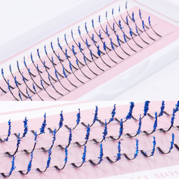 one box of sequin 6 colors stage decor eyelashes